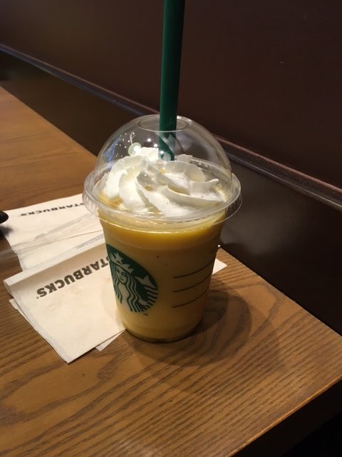 クラッシュオレンジフラペチーノ